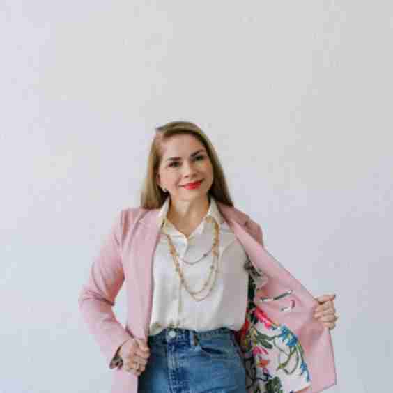 Womens Pink Blazer
