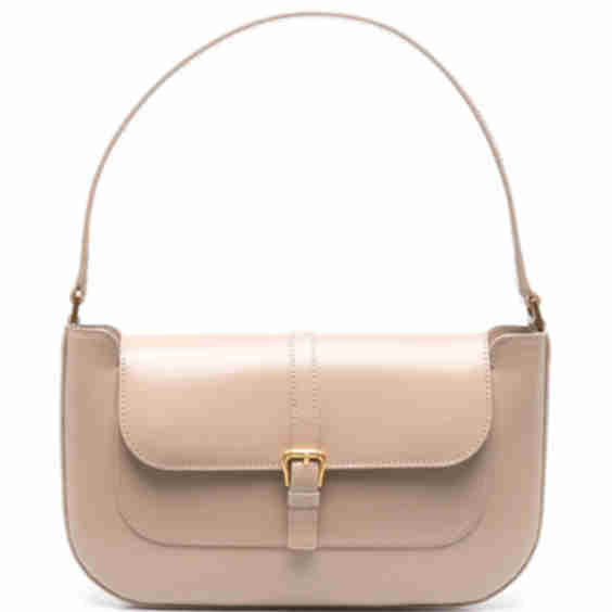 Miranda Semi Patent Leather Shoulder Bag