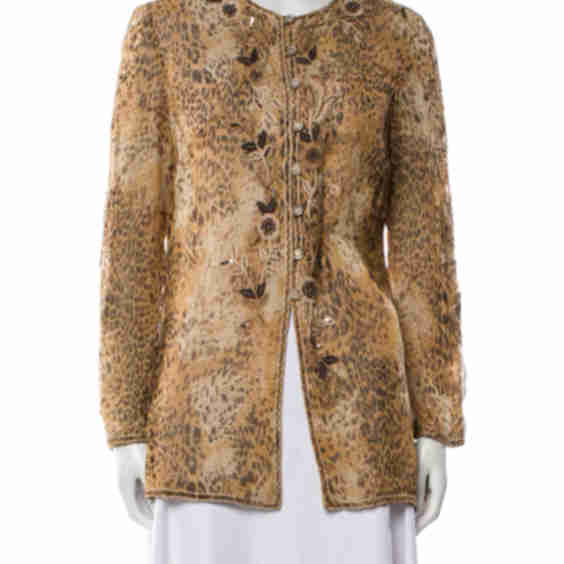 Silk Printed Jacket