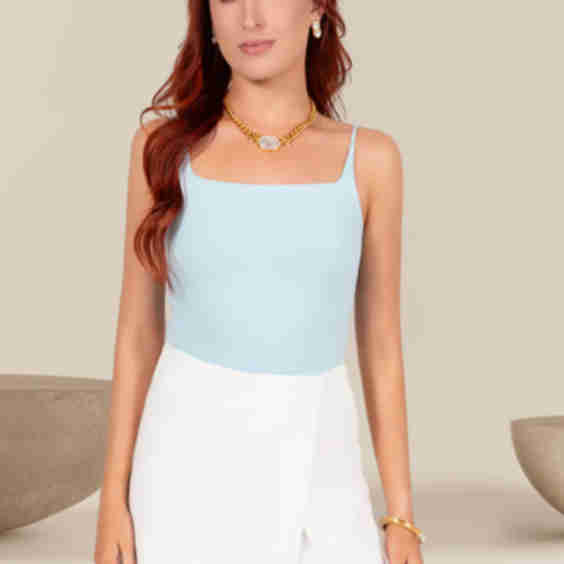 Essential Square Neck Tank Top