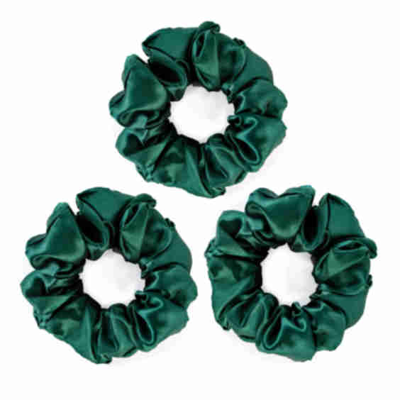 Large Silk Works Scrunchies