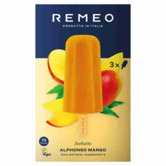 Alphonso Mango Sorbetto 3x70g