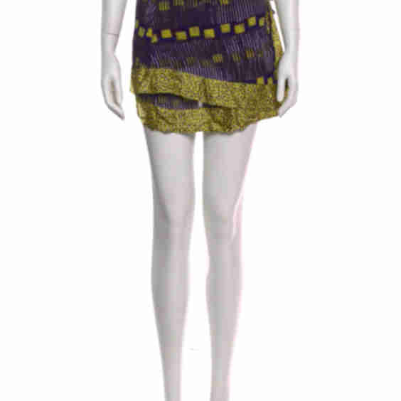 Printed Mini Skirt 