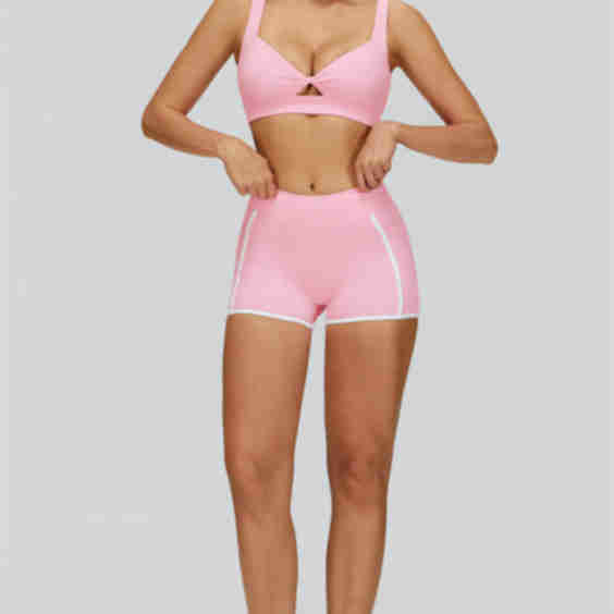 The Whisper Sports Bra Shorts 2-Piece Set