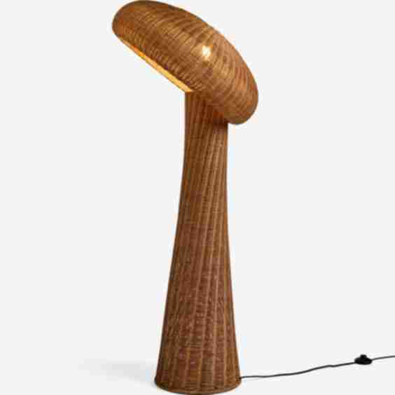 Leilani Rattan Floor Light