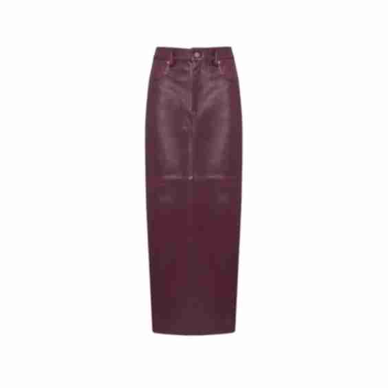 Leather Maxi Skirt