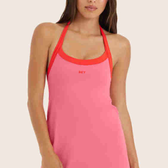 Buy Russet Sportbody Sporty Halter Dress | Thingtesting