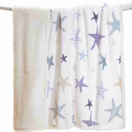 Starfish Sherpa Throw