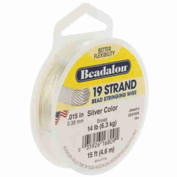 19 Strand Bead Stringing Wire