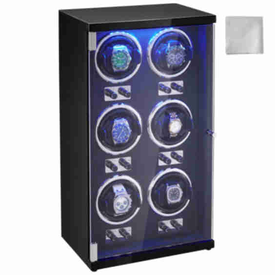 Watch Winder For 6 Mens And Womens Automatic Watches