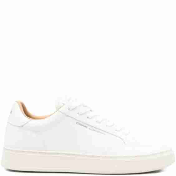 Leather Lace-Up Sneakers