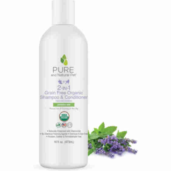 2-in-1 Grain-Free Organic Shampoo & Conditioner (Lavender & Mint), 16 fl oz