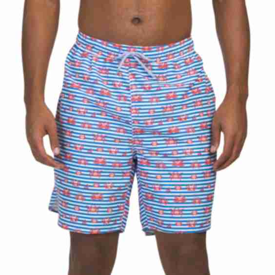 Crab Walk Swim Shorts with Built-in Comfort Liner