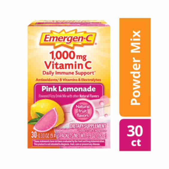 Pink Lemonade Original Immune Support* Formula 1,000 mg, 30 Packets, 0.33 oz (9.4 g) Each