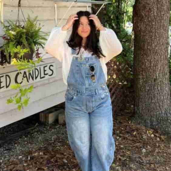 City Streets Barrel Leg Overalls