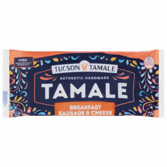 Breakfast Sausage & Cheese Tamale