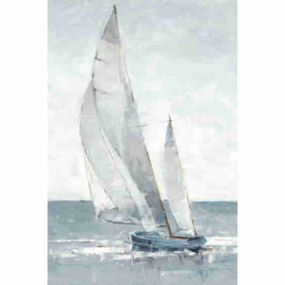 " Gray Seas I " Painting Print