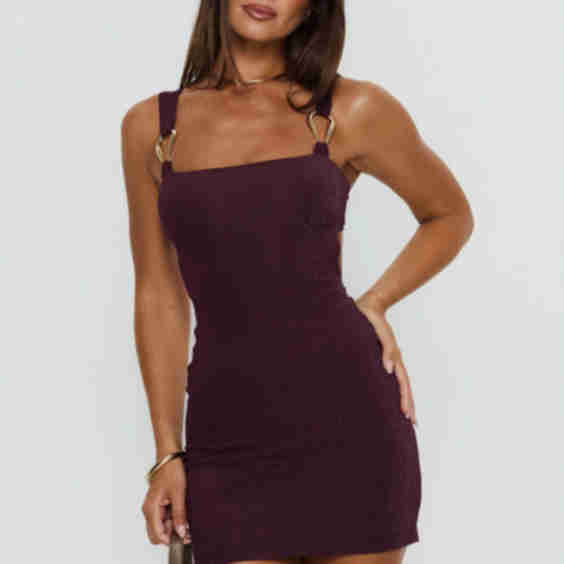 Kalindi Hardware Mini Dress 