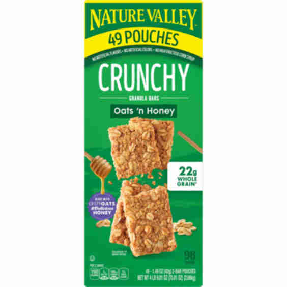 Oats & Honey Granola Bar, 1.49 Oz., 49 Bars/Box (Gem12942)