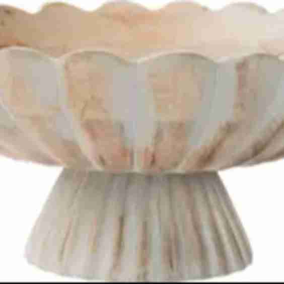 Fluted Pedestal Bowl