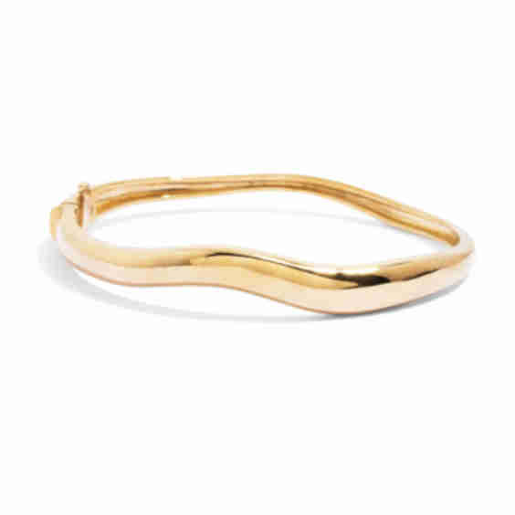 Liquid Love 14K Gold Bangle