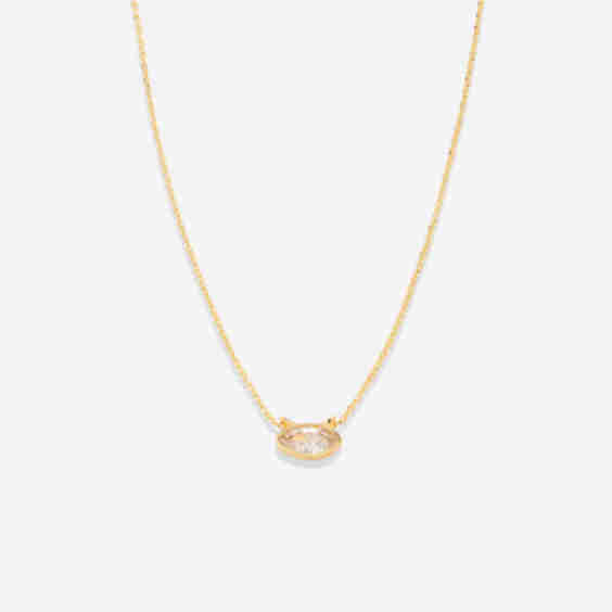 Radiance Marquise Solitaire Necklace
