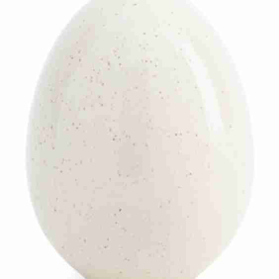 11in Glazed Ceramic Reactive Egg