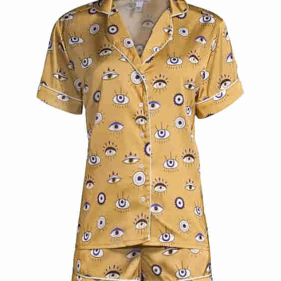   Two-Piece Amara Evil Eye Shorts Pajama Set