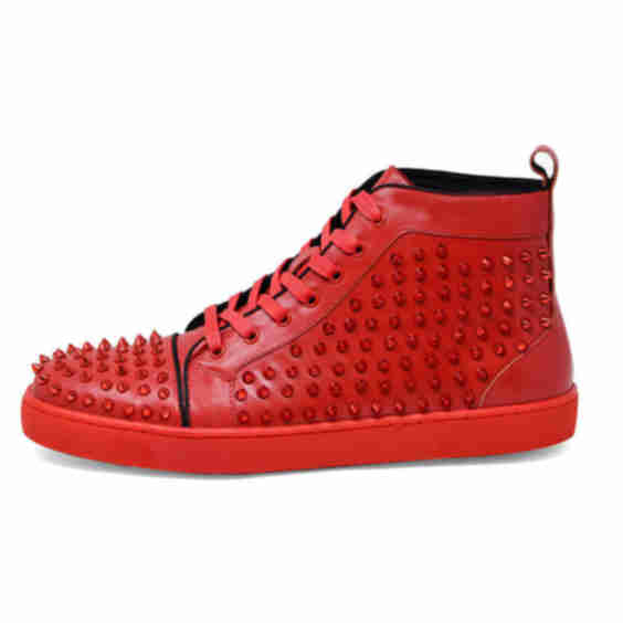 Burmese Ruby Spike Hight Top Sneakers