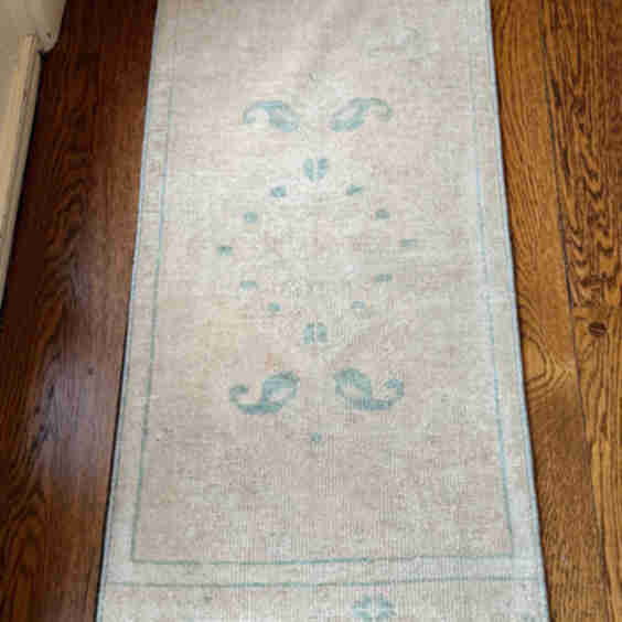 1’6”x3’1” Vintage Oushak Mat