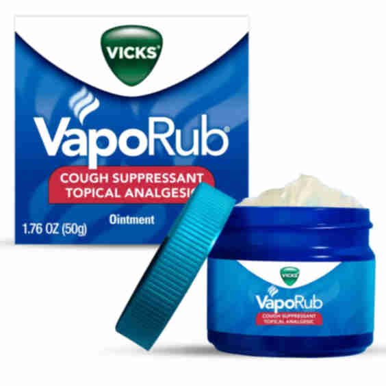 Vaporub Cough Suppressant Topical Analgesic