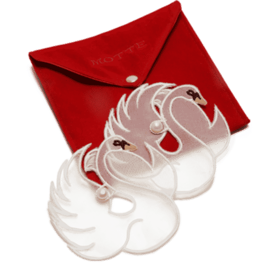 Swan Wine Bib Set