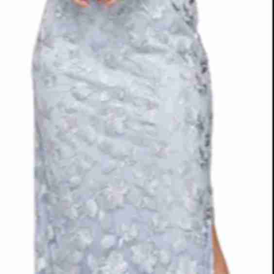 Brooke Floral Embroidered Column Gown