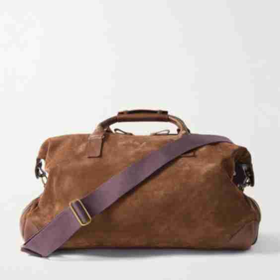 Suede Weekend Bag