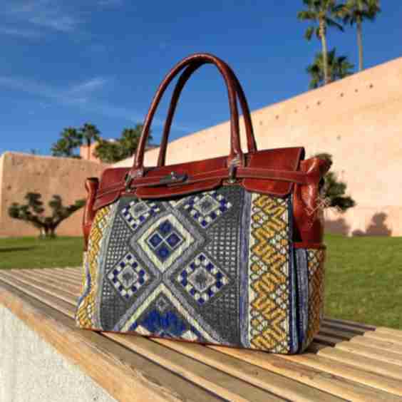 Leather &Kilim Handbag