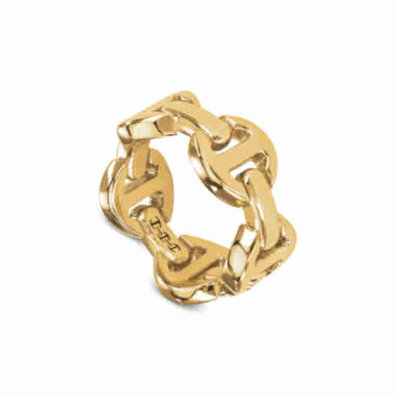 18K Yellow Gold Heritage Classic Link Ring