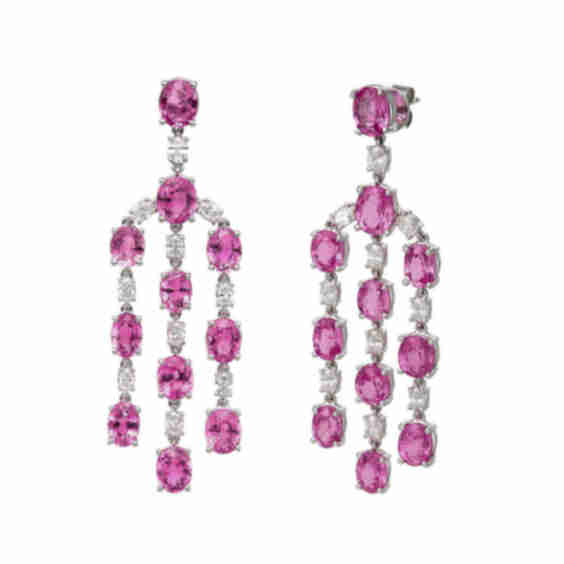 Reina Sapphire Statement Earrings