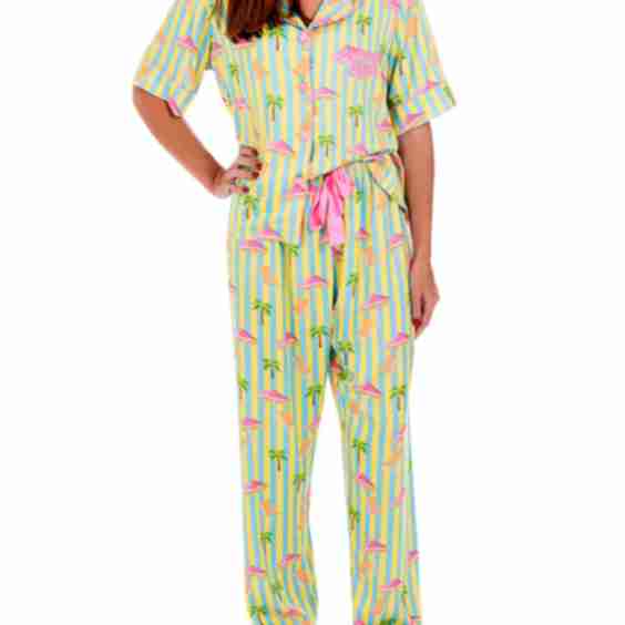 Cabana Club Silky Pant Pajama Set
