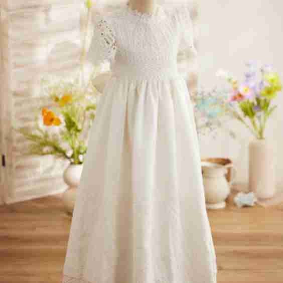 The Clara Vintage Lace Maxi Dress