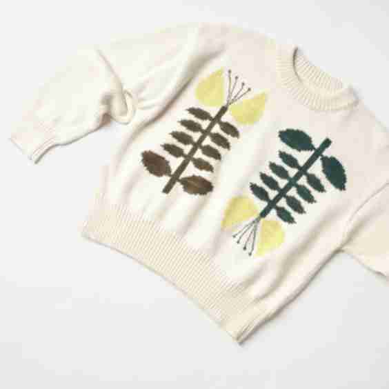 Embroidered Flora Sweater
