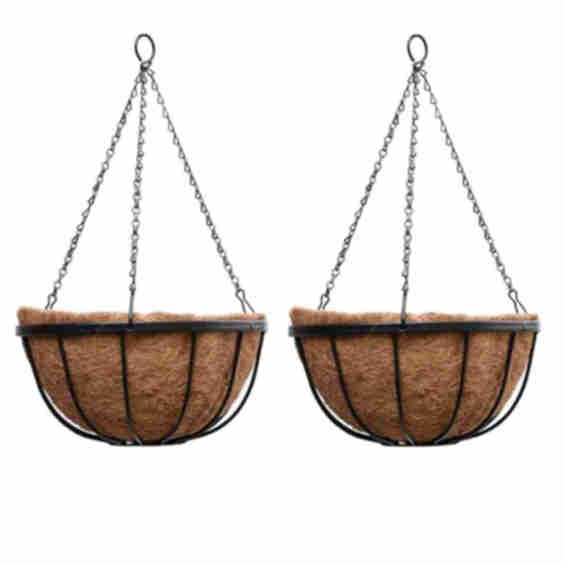 Hanging Basket & Liner (x2)