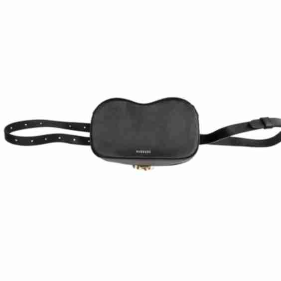 Leather Coda Gold-Tone Hardware Belt Bag
