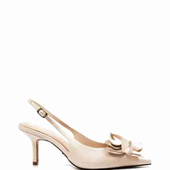 LUV Vintage Leather Slingback Heels