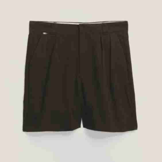 Tailored Bermuda Shorts with Double Pleat