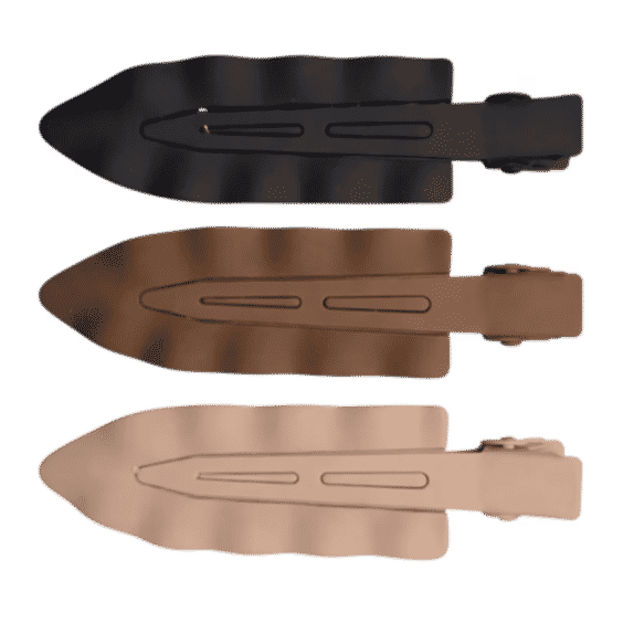 Creaseless Metal Hair Styling and Sectioning Clips - 3pk