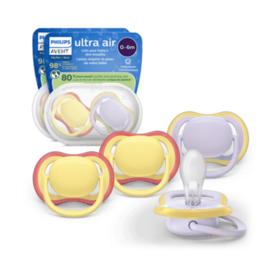 Ultra Air Pacifier 0-6M (4 Pack)