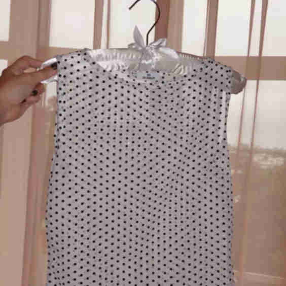 Romy Polka Dot Mesh Top