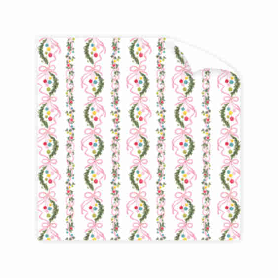 Baubles And Bows Wrapping Paper Roll