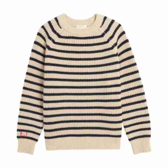 Phoebe Stripe Cotton Sweater