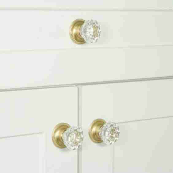 Versailles 1-3/8" Luxury Restoration Solid Brass Cabinet Knob